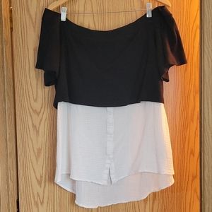 Anthropologie Postmark Off the Shoulder Top